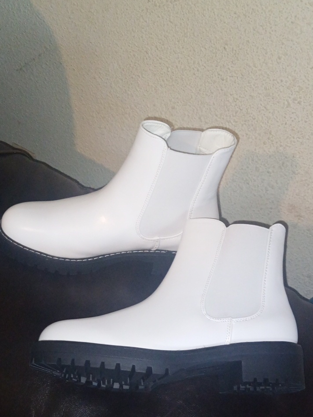 White Ankle Boots